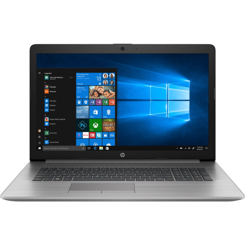 Ноутбук HP 470 G7 17.3" FHD IPS/i7-10510U (4.9)/16Gb/SSD256Gb+HDD1Tb/Rad 530,2Gb/DVD/Підсв.к/DOS/Сріблястий (8FY75AV_V8)