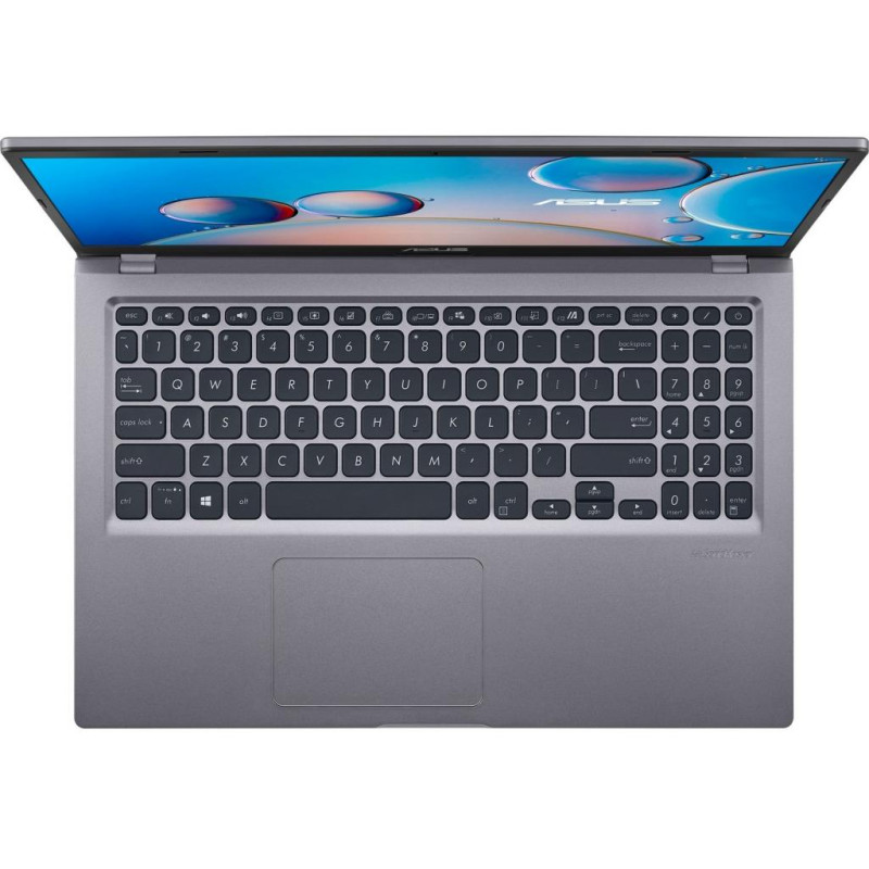 Ноутбук ASUS Vivobook 15.6"FHD IPS/i5-1035G1/8/512SSD/Int/DOS/Gray (наклейки укр) (X515JA-BQ1575)