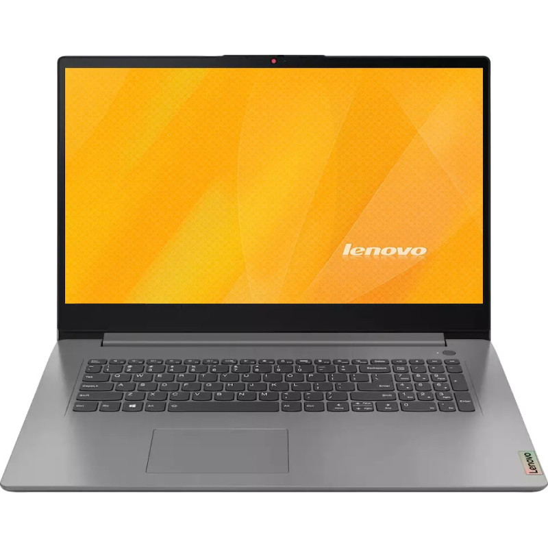 Ноутбук Lenovo Ideapad 3 17.3"HD/i5-1135G7/8/512SSD/Int/DOS/Arctic Grey (наклейки укр) (82H900DAPB)