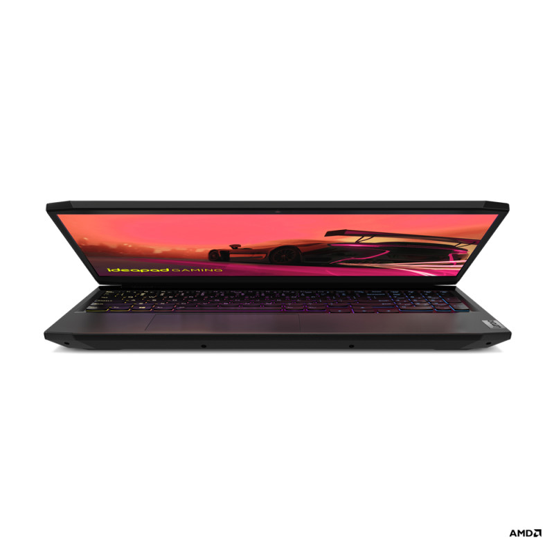 Ноутбук Lenovo Ideapad 3 Gaming 15.6"FHD IPS 120Hz/R5-5600H/8/512SSD/GTX1650/W11H/Shadow Black (англ.клав) (82K2014MPB)