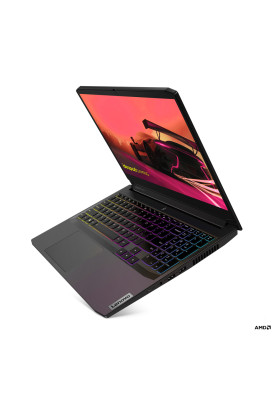 Ноутбук Lenovo Ideapad 3 Gaming 15.6"FHD IPS 120Hz/R5-5600H/8/512SSD/GTX1650/W11H/Shadow Black (англ.клав) (82K2014MPB)