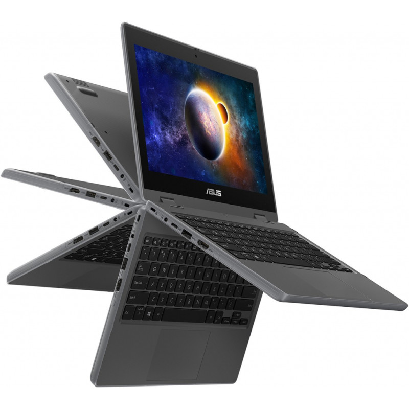Ноутбук Asus Pro 11.6"HD Touch/Pen N6000/16/128+128/int/noOS/Grey (90NX03A1-M09550) (BR1100FKA-BP0761)
