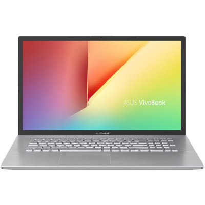Ноутбук ASUS Vivobook 17.3"HD/R3-3250U/8/512SSD/Int/DOS/Silver (наклейки укр) (D712DA-BX858)
