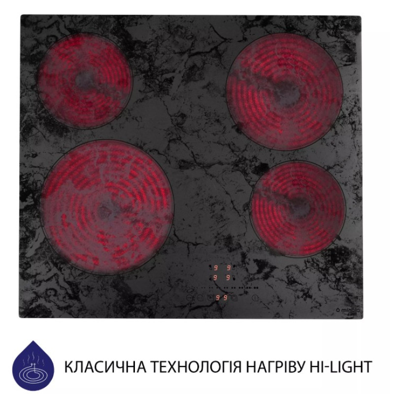 Варильна поверхня Minola MHS 6272 KMR склокераміка