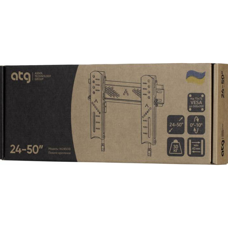 Кронштейн ATG W2450IB (24"-50" Похилий)