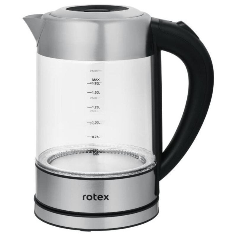 Чайник Rotex RKT87-SGS (скло, підсвітка)