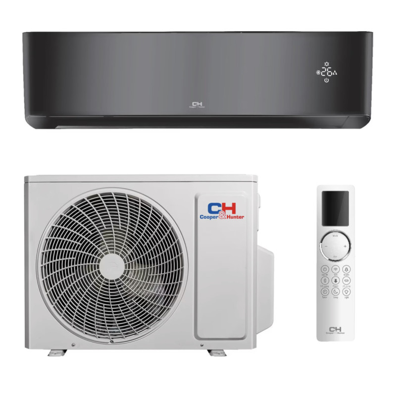 Кондиціонер Cooper&Hunter CH-S18FTXAL2-FB (серія SUPREME  CONTINENTAL, тепл. насос-25, FULL BLACK)