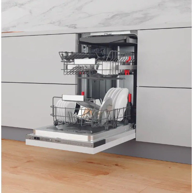 Посудомийна машина Whirlpool WSIO 3O34 PFE X (вбудована, 45см)
