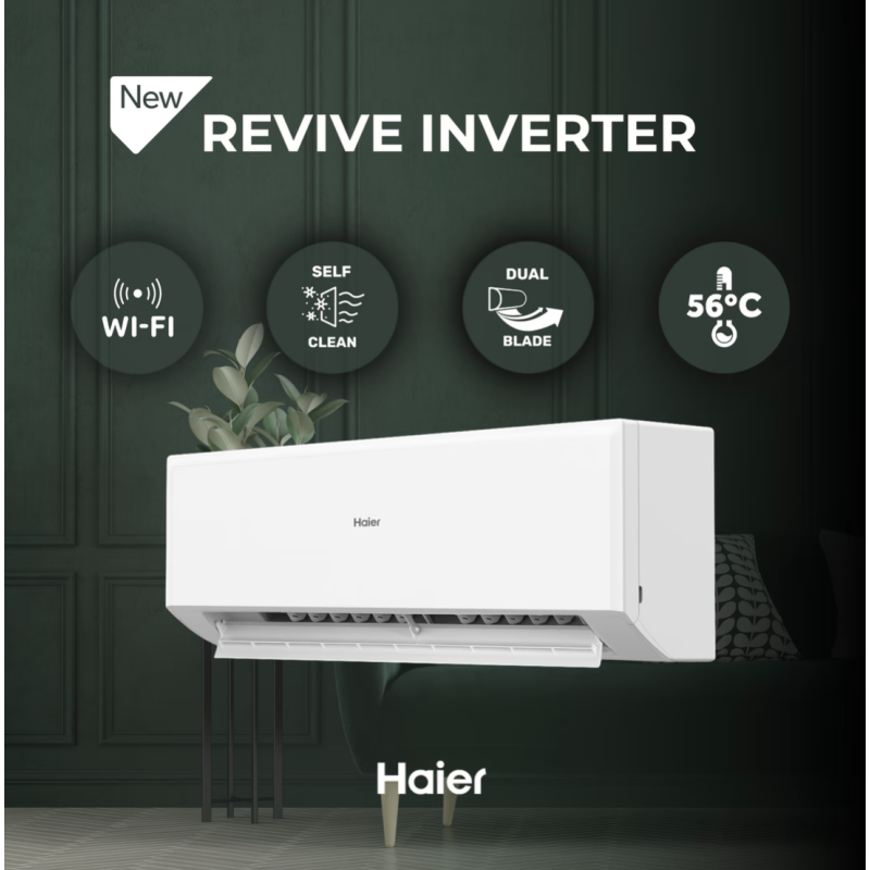 Кондиціонер Haier Revive Inverter AS35RHBHRA/1U35YERFRA (інвертор -15)