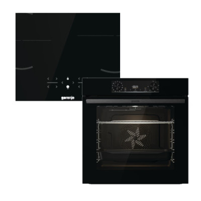 Дух.шафа + індукційна поверхня Gorenje BOS6737E06BG + GI6401BSC