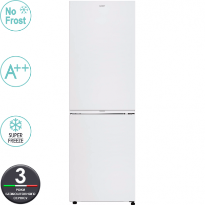 Холодильник Candy ECN2CQTEW186 (No-Frost, 1.85 м,,білий)