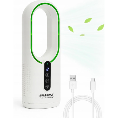 Вентилятор настільний FIRST Austria FA-5552-WI без лопатей, підсвітка