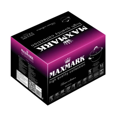 Каструля Maxmark MK-5603 (3л, з кришкою)