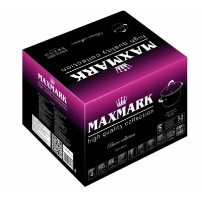 Каструля Maxmark MK-5605 (5л, з кришкою)