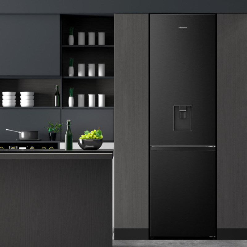 Холодильник Hisense HISENSE RB435N4WFE (2 м, чорний, диспенсер)