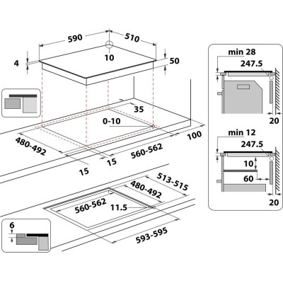 Варильна поверхня Whirlpool WSQ4860NE (індукція)