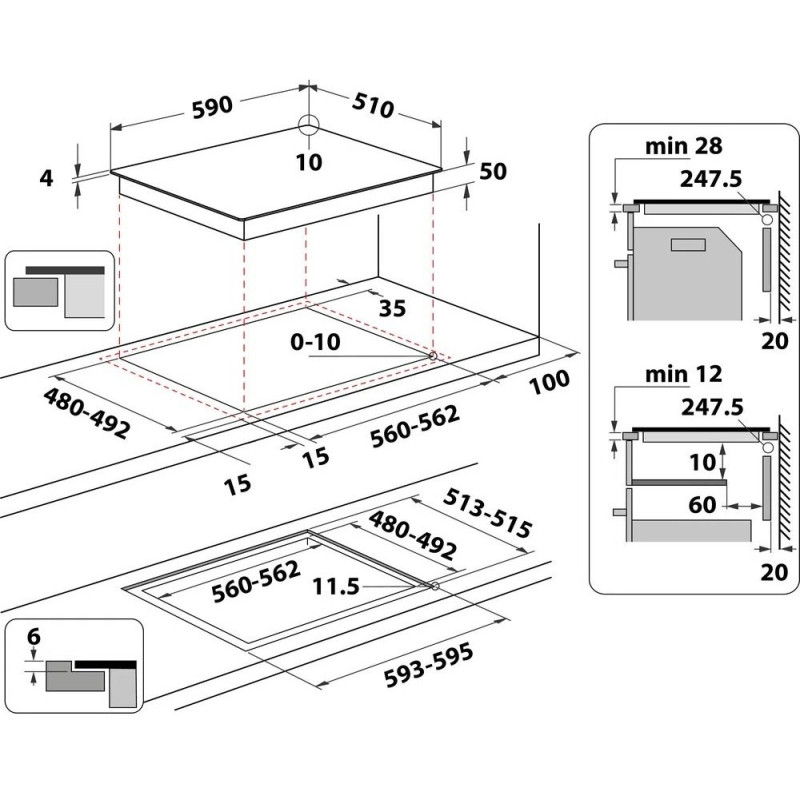 Варильна поверхня Whirlpool WSQ4860NE (індукція)