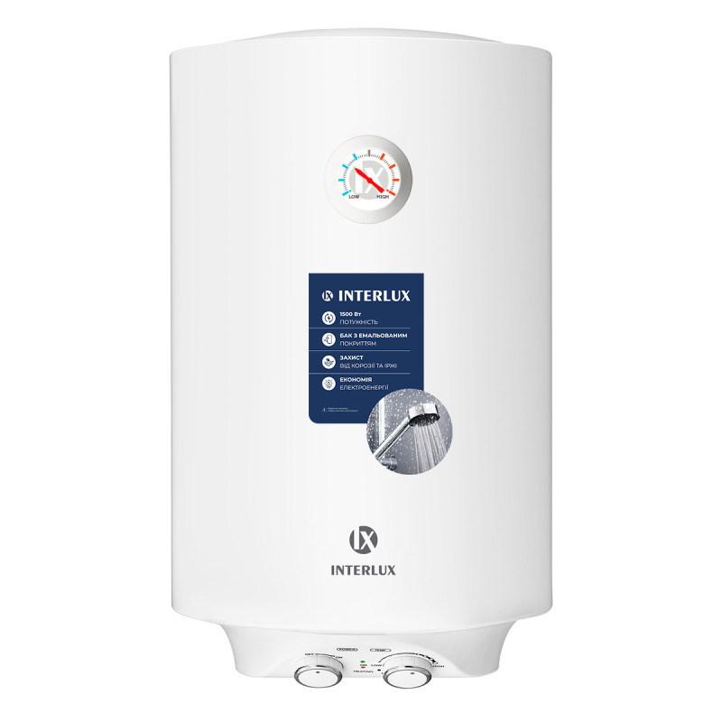 Водонагрівач INTERLUX IRWW-50MS (мокрий тен, 50 л)