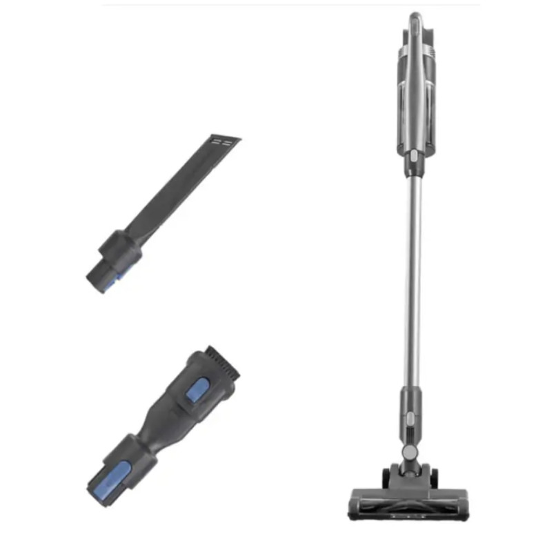 Порохотяг KUMTEL HVC-14 Inox&Black (стік ручний)
