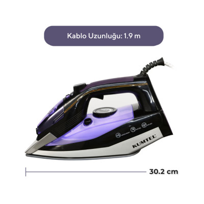Праска KUMTEL HMU-02 Purple (2.5кВт, кераміка)