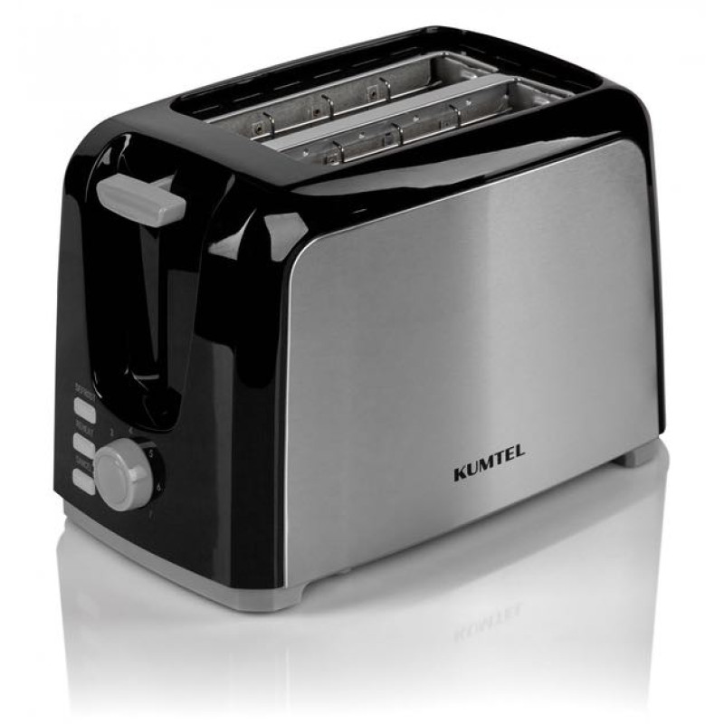 Тостер KUMTEL HTS-02 Black&Stainles Steel
