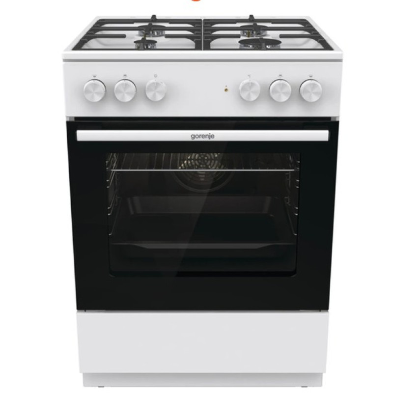 Плита комбінована Gorenje GK6A40WFFM (чавунні решітки, гриль, конвекція)