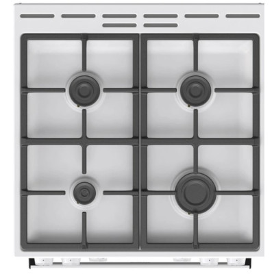 Плита комбінована Gorenje GK6A40WFFM (чавунні решітки, гриль, конвекція)