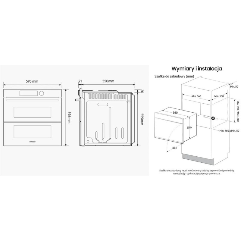 Духова шафа Samsung NV7B41201AS