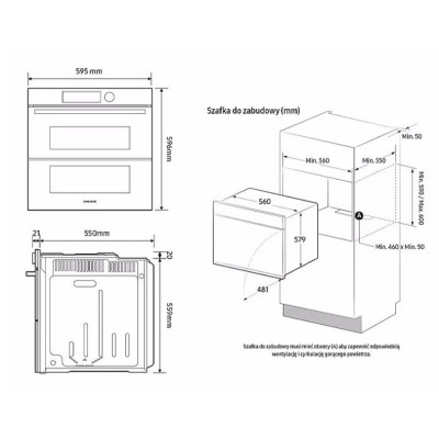 Духова шафа Samsung NV7B41201AS