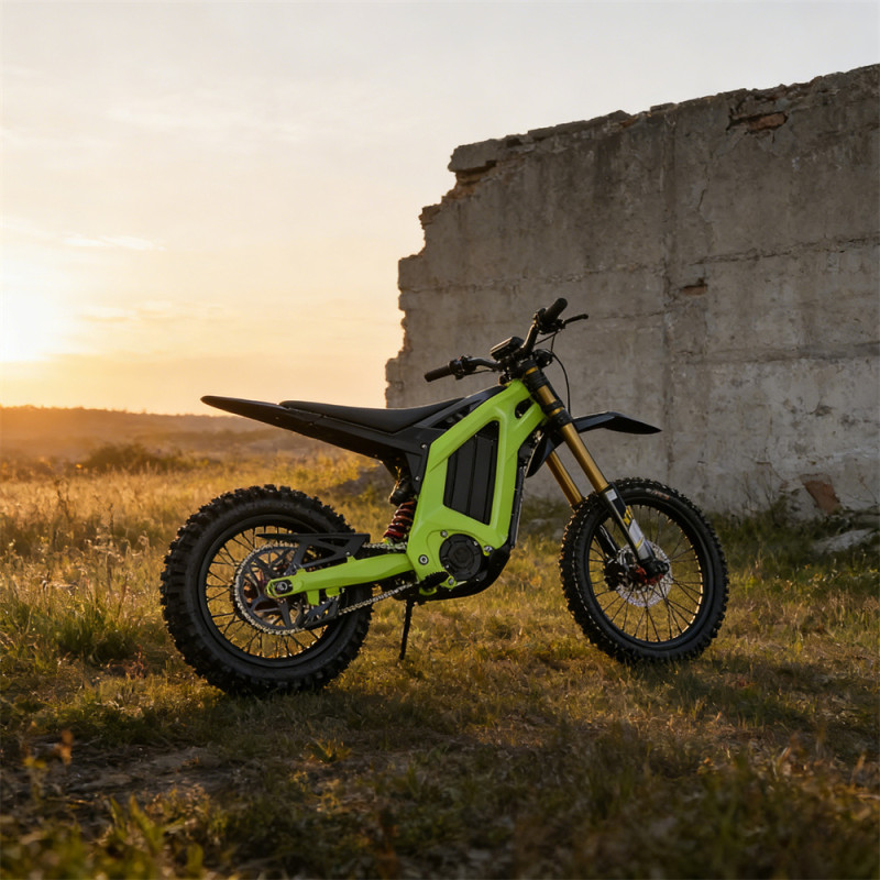 Електробайк ARCTIC LEOPARD XF PRO MX (gold)+COLOR (Green)