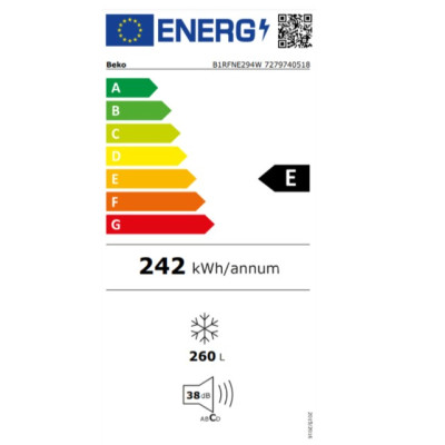 Морозильна камера BEKO B1RFNE294W