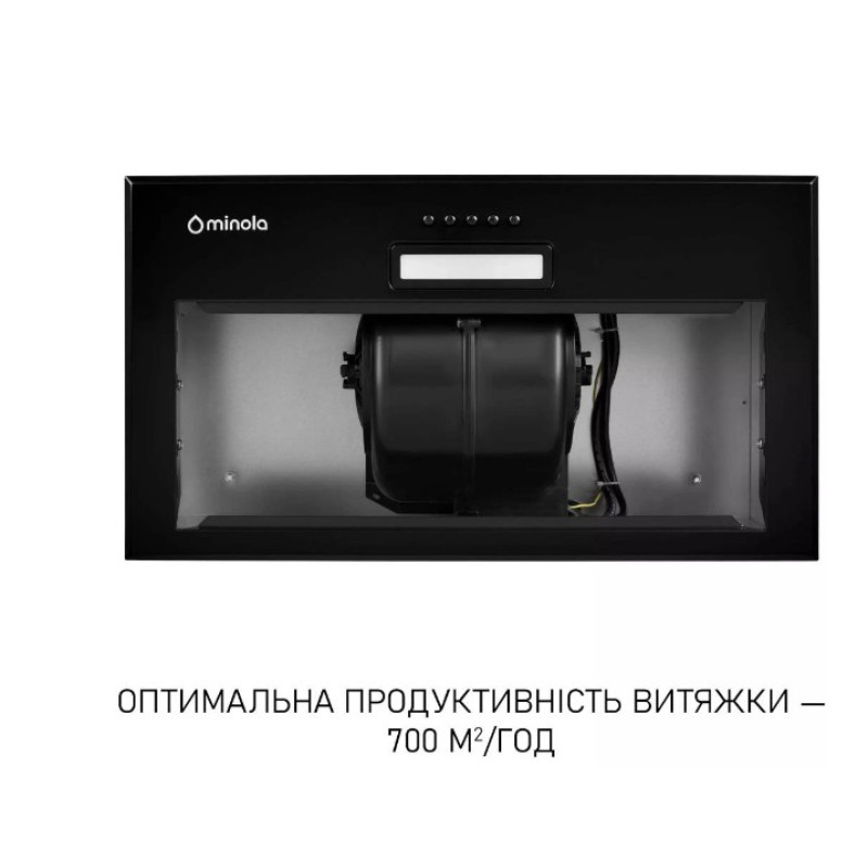 Витяжка Minola HBI 5614 BLF 1000 LED (повновбудована)