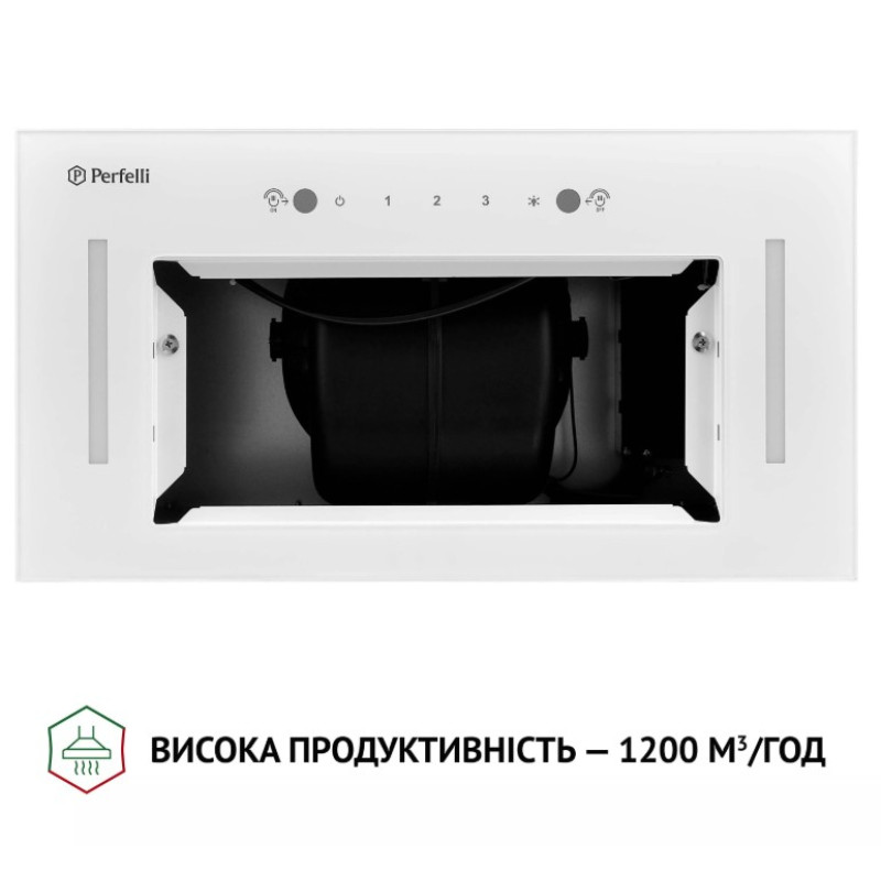 Витяжка Perfelli Design Filini 5 Bianco 1200 WH (повновбудована)