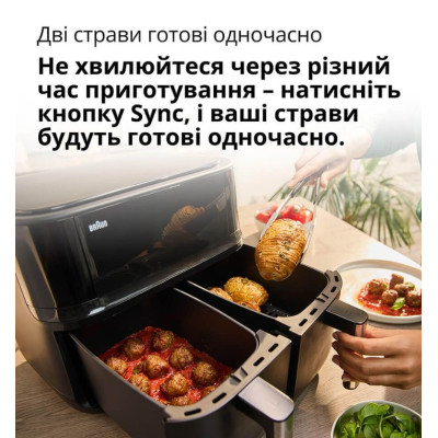 Мультипіч-фритюрниця BRAUN TwinCook 3 TD3030IBK (8л)