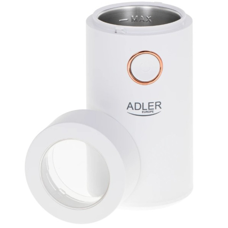 Кавомолка Adler AD 4446 white gold