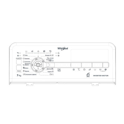 Пральна машина Whirlpool TDLR 7252BS EU (вертик)