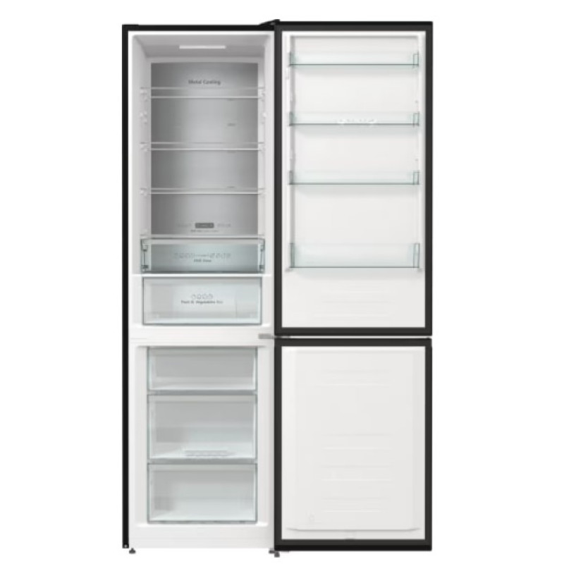 Холодильник HISENSE RB470N4EFC1 (HZF4068SED) (2м, інвертор, чорний, NoFrost)