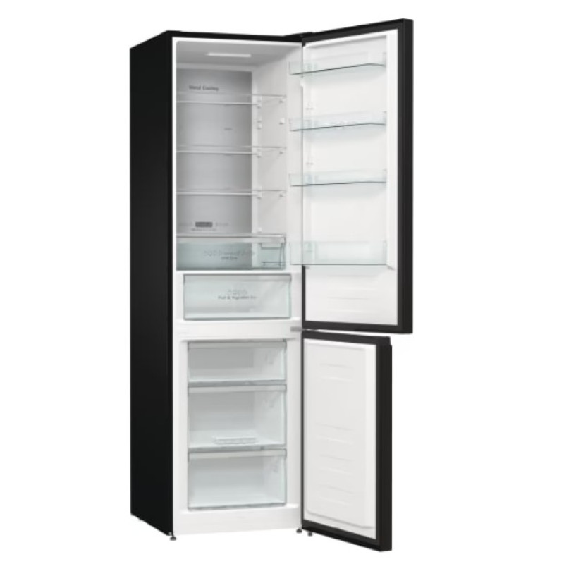 Холодильник HISENSE RB470N4EFC1 (HZF4068SED) (2м, інвертор, чорний, NoFrost)