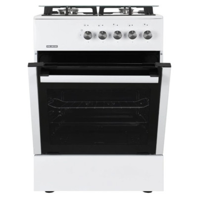 Плита газова Milano ML60 G1 /07C+біла (чавунні решітки)