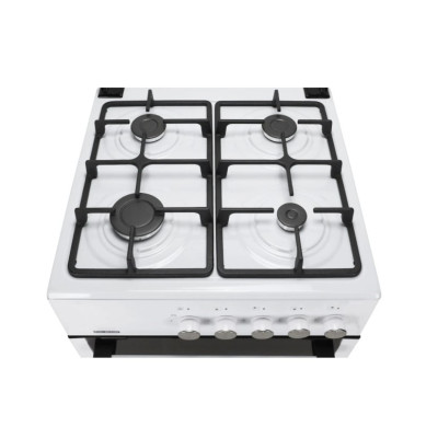 Плита газова Milano ML60 G1 /07C+біла (чавунні решітки)