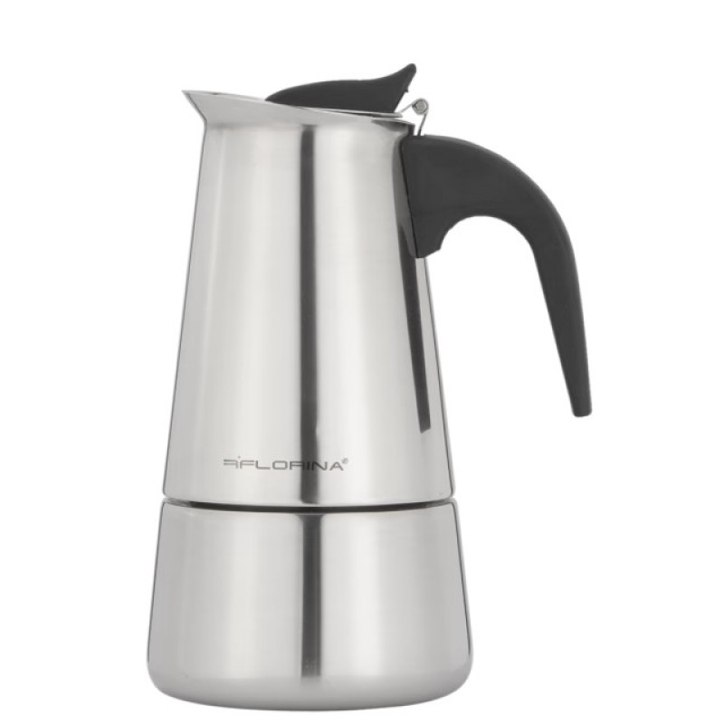 Кавоварка гейзерна FLORINA 5K7137 Lungo KPSS-4cup нерж (індукція, 200мл)