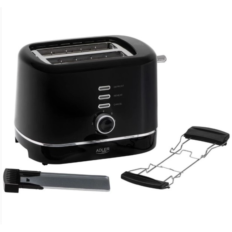 Тостер Adler AD 3224 black