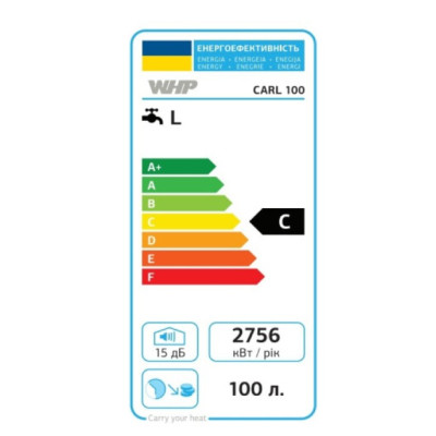 Водонагрівач WHP Carl 100 сухий тен