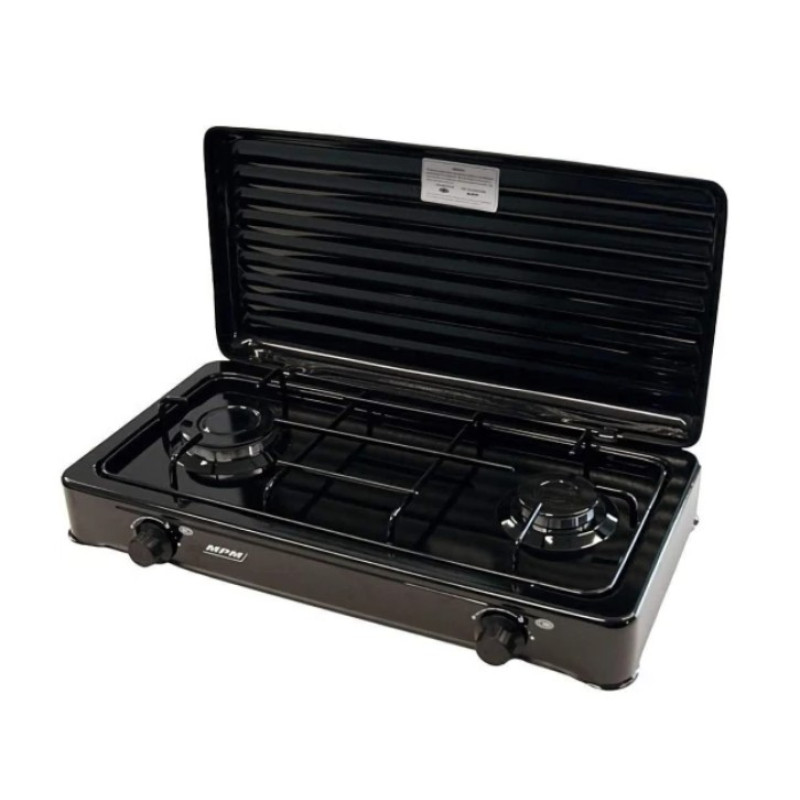 Плитка газова MPM Smile-KN-02/1KB (2 конфорки)