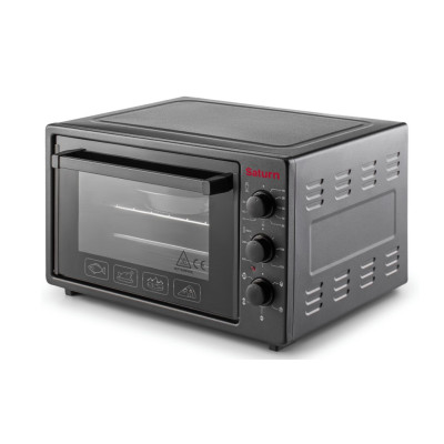 Духовка SATURN ST-EO1036BC (чорна,конвекція,36л) Духовка SATURN ST-EO1036BC (чорна,конвекція,36л)