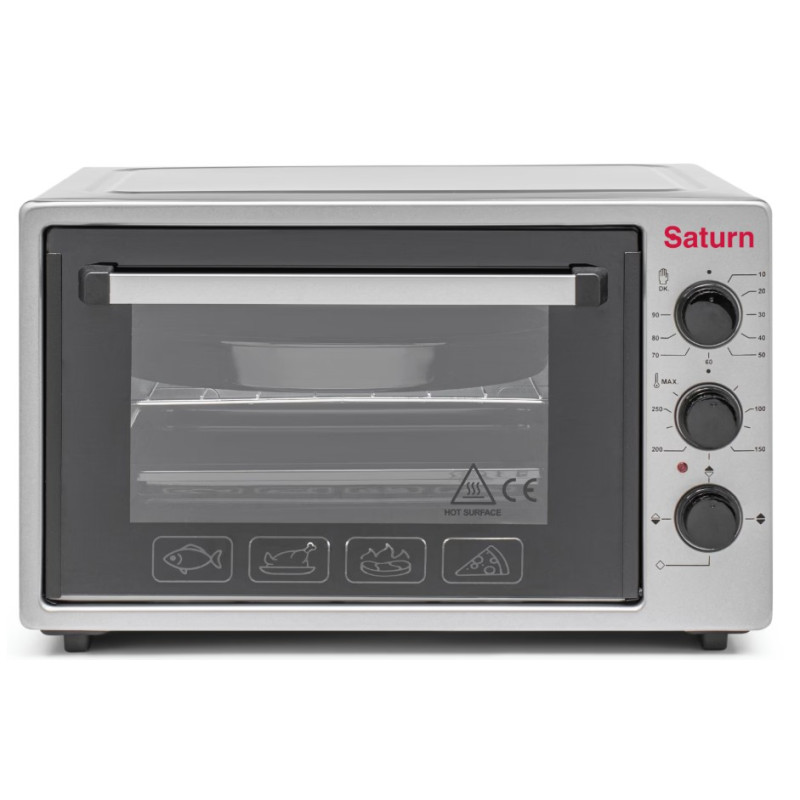 Духовка SATURN ST-EO1036G (сіра,36л)