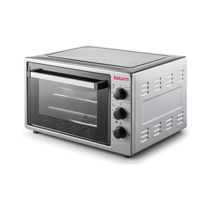 Духовка SATURN ST-EO1036G (сіра,36л)