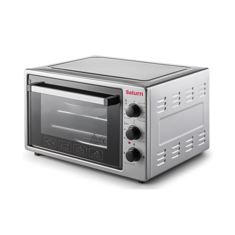 Духовка SATURN ST-EO1036G (сіра,36л)