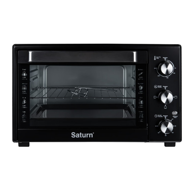 Духовка SATURN ST-EC3304 (чорна,38л)
