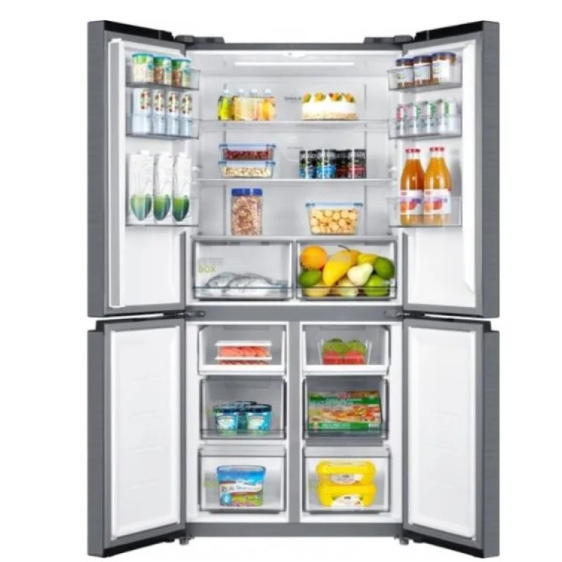 Холодильник MIDEA MDRF632FIE46 сталевий